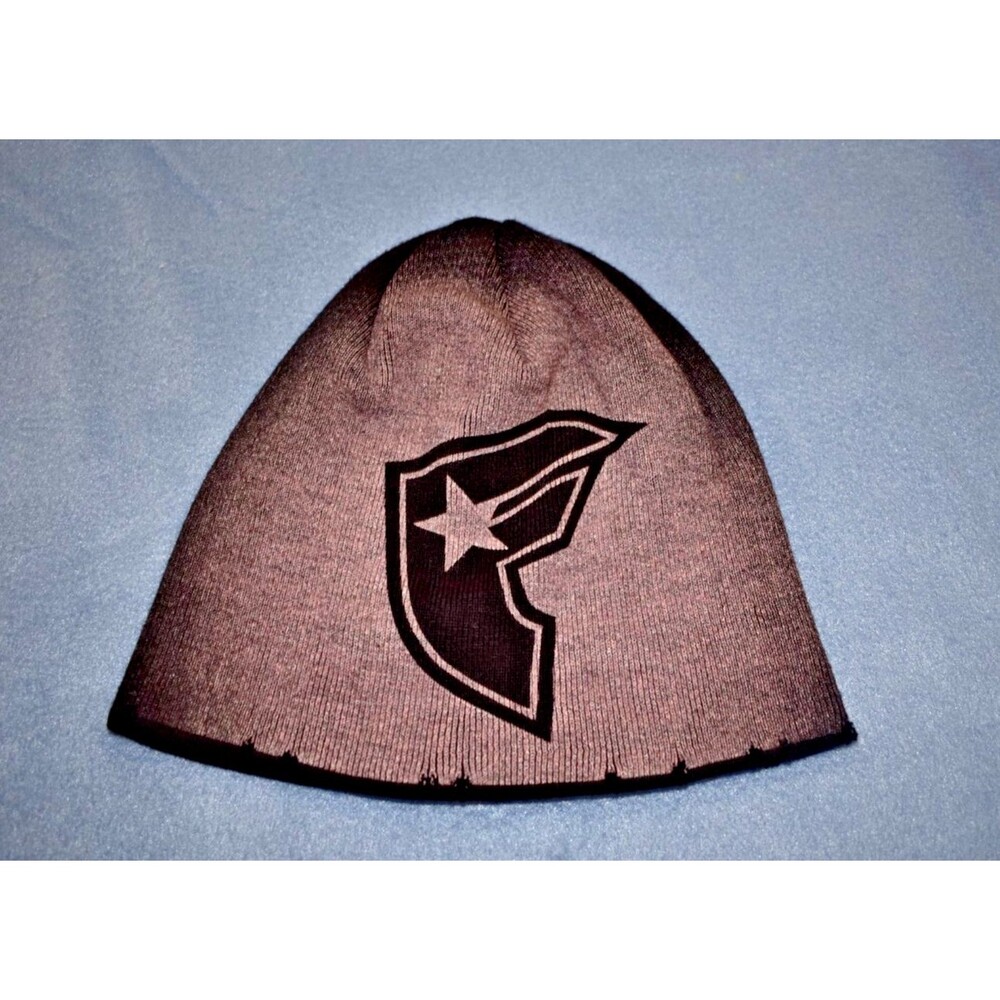 RARE Famous Stars And Straps SAMPLE Beanie Vintage Travis Barker Blink 182 Y2K